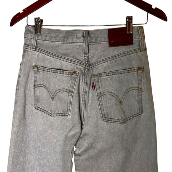 Levi's Women's Ribcage Straight Ankle Jeans- High Waisted Straight Jeans-Size 26 - Picture 7 of 13